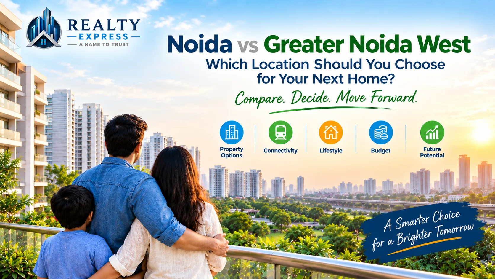 Noida vs Greater Noida West